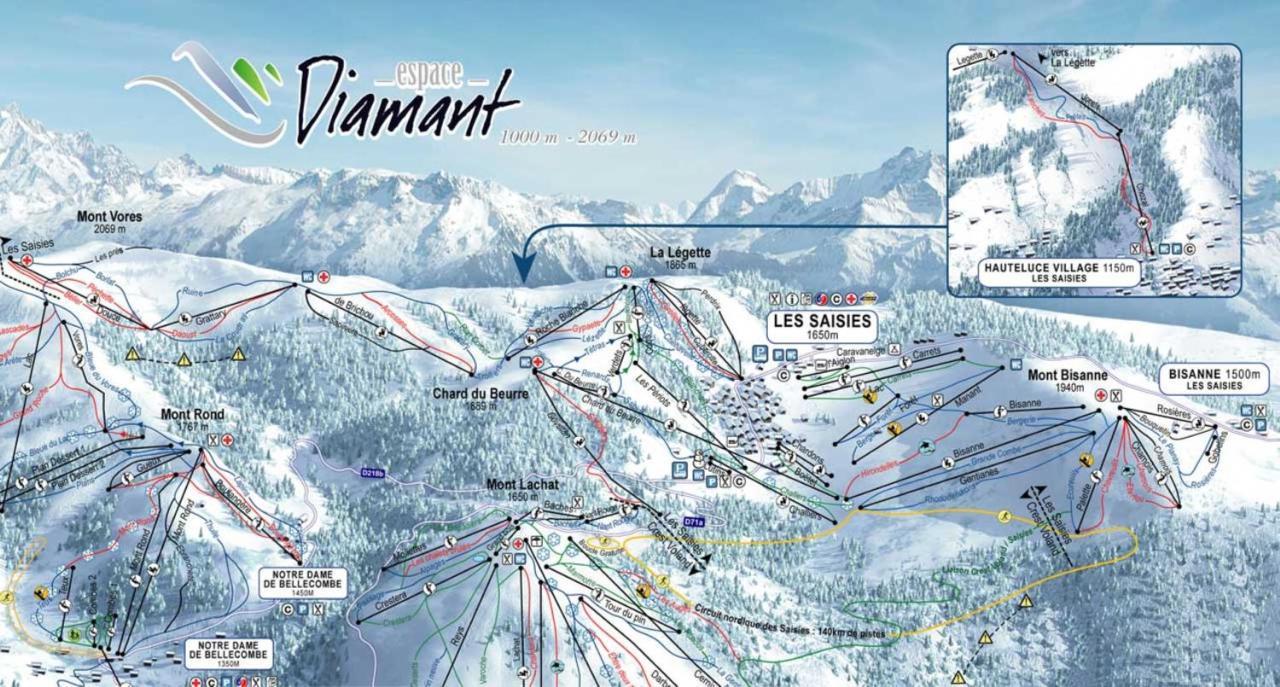 Résidence La Forêt Des Rennes - Les Saisies Villard-sur-Doron Exterior foto